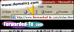 Domain Forwarding Example